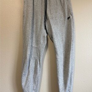 Fabletics Light Gray Fleece Jacket